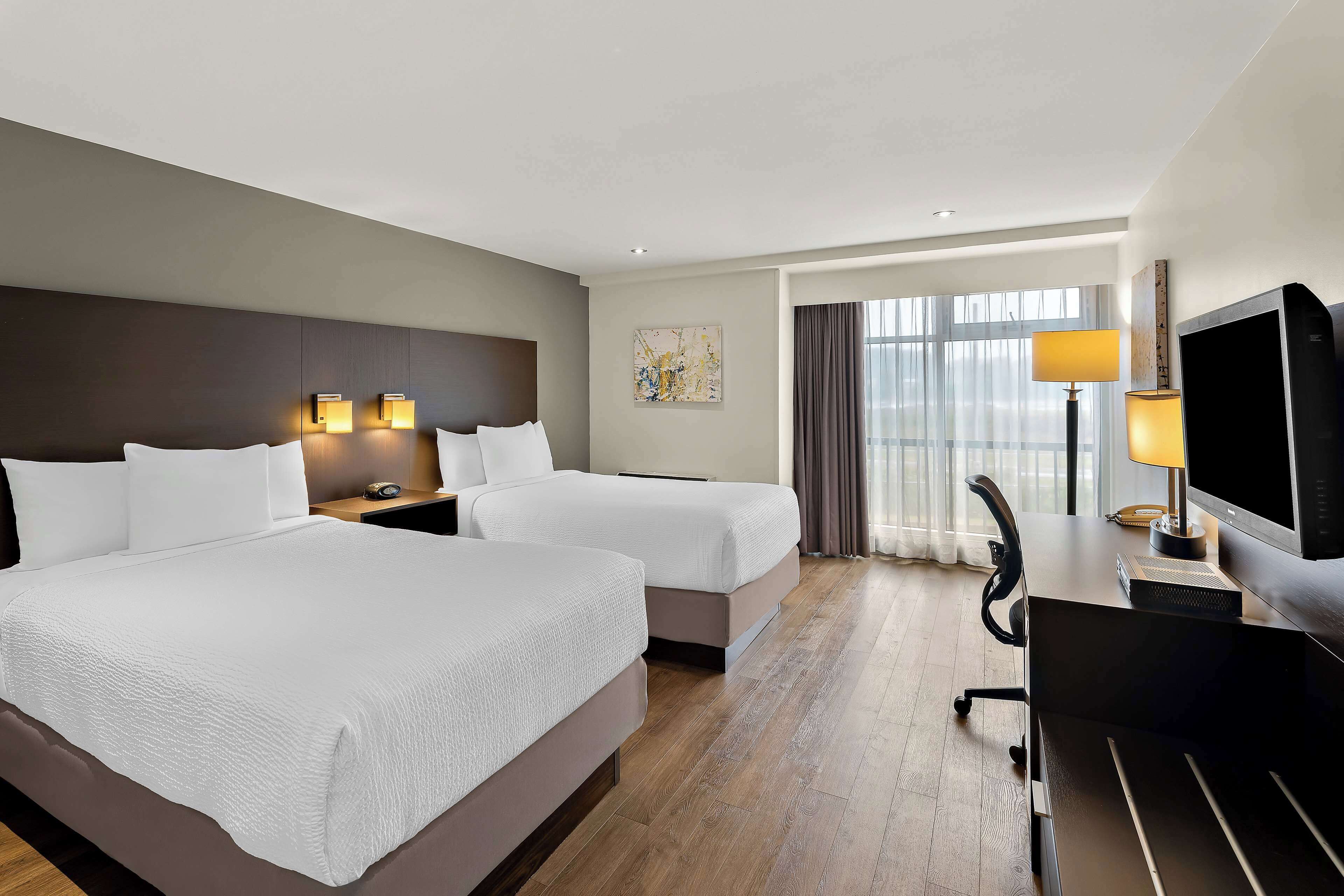 標準客房, 2 張標準雙人床, 非吸煙房, 雪櫃 | 高級寢具、羽絨被、特厚豪華床墊、遮光窗簾/窗簾