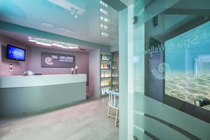 Sauna, steam room, 1 treatment room