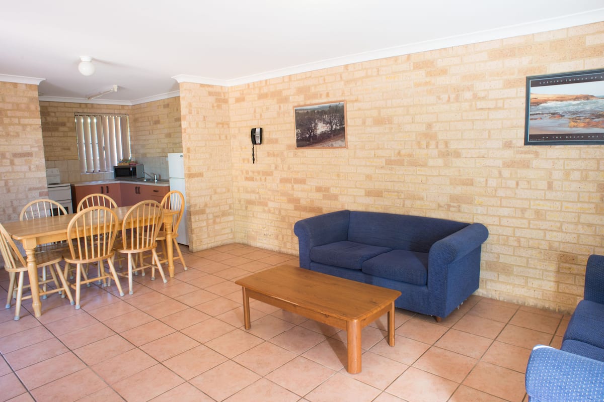 frangipani 2 bedroom villa | living area | tv