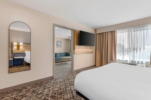 Room, 1 King Bed with Sofa bed, Accessible, Non Smoking | Desk, blackout drapes, iron/ironing board, free WiFi