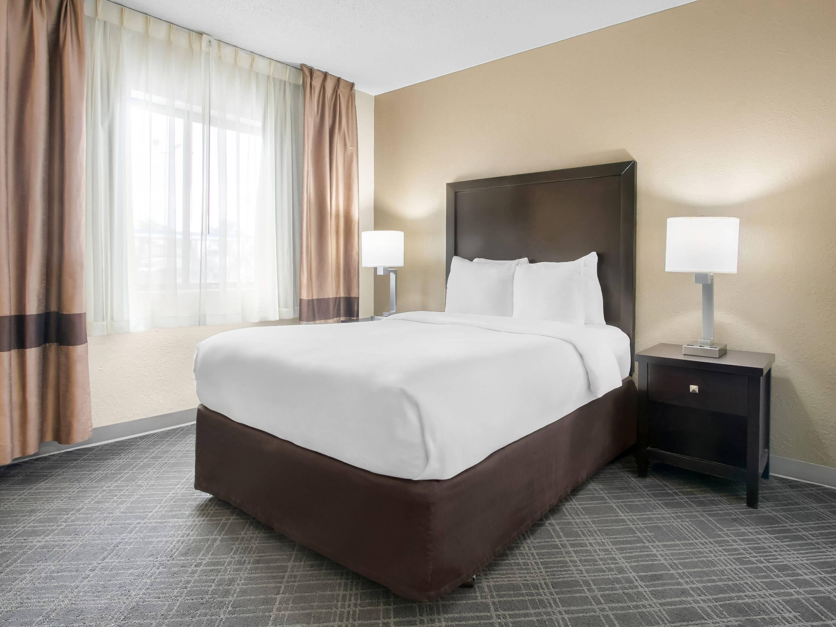 Standard Room, 1 Double Bed, Accessible, Non Smoking | Desk, laptop workspace, blackout curtains, iron/ironing board