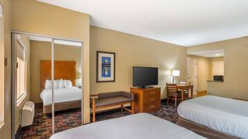 In-room safe, iron/ironing board, free cribs/infant beds, free WiFi