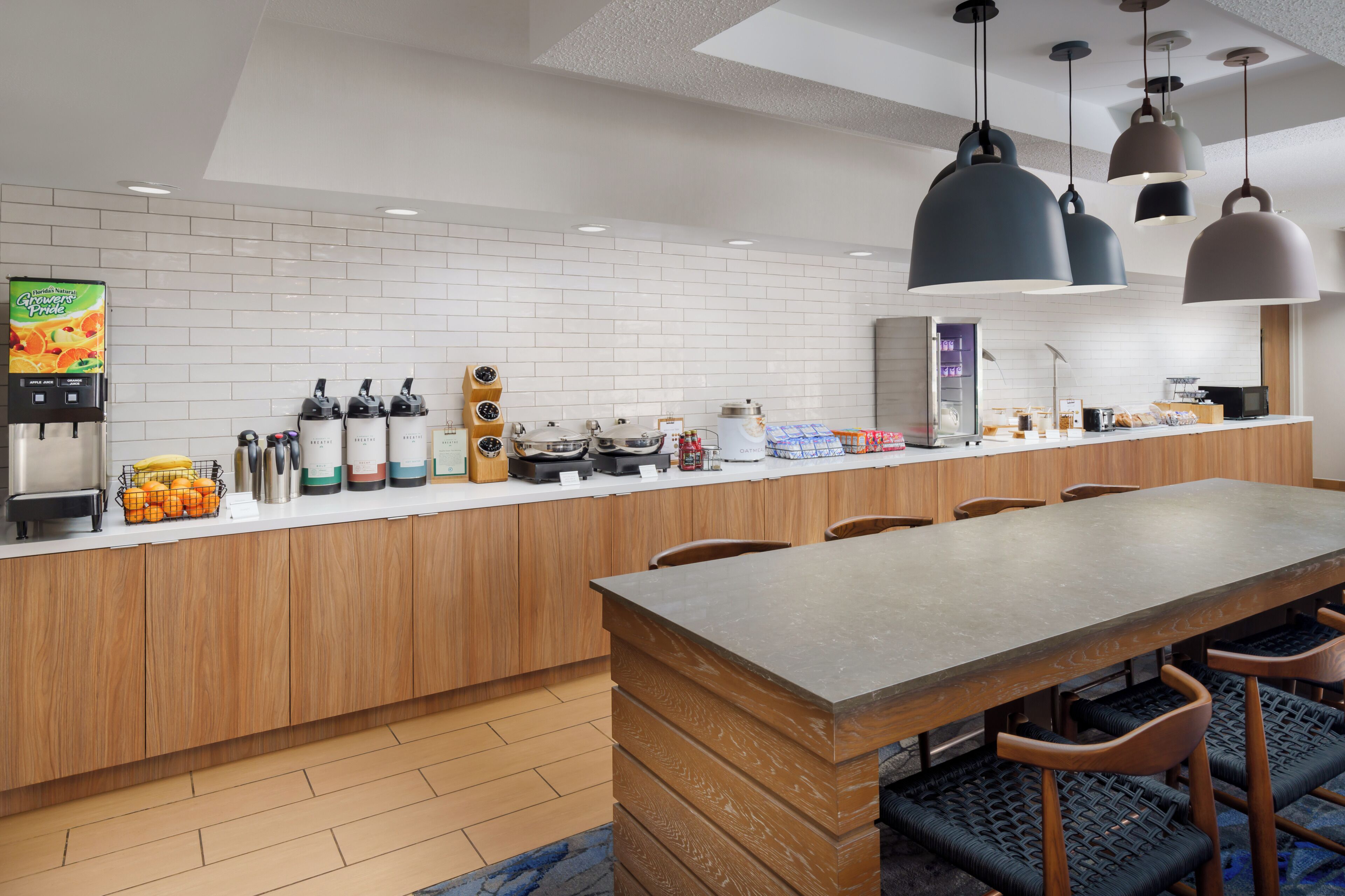 Petit déjeuner buffet compris tous les jours