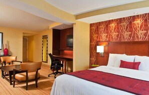 Executive Suite, 1 Bedroom | In-room safe, desk, laptop workspace, iron/ironing board