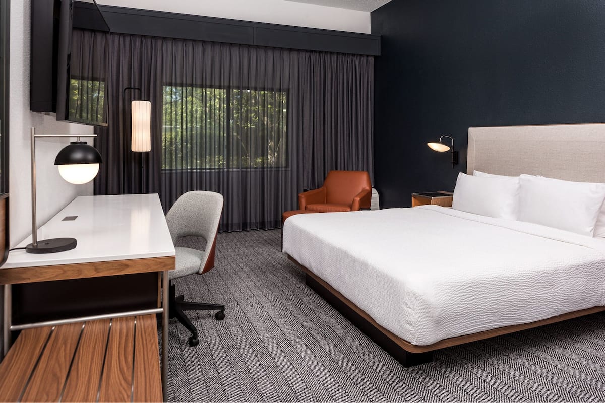 In-room safe, desk, laptop workspace, iron/ironing board