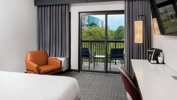 In-room safe, desk, laptop workspace, iron/ironing board