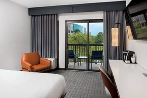 In-room safe, desk, laptop workspace, iron/ironing board