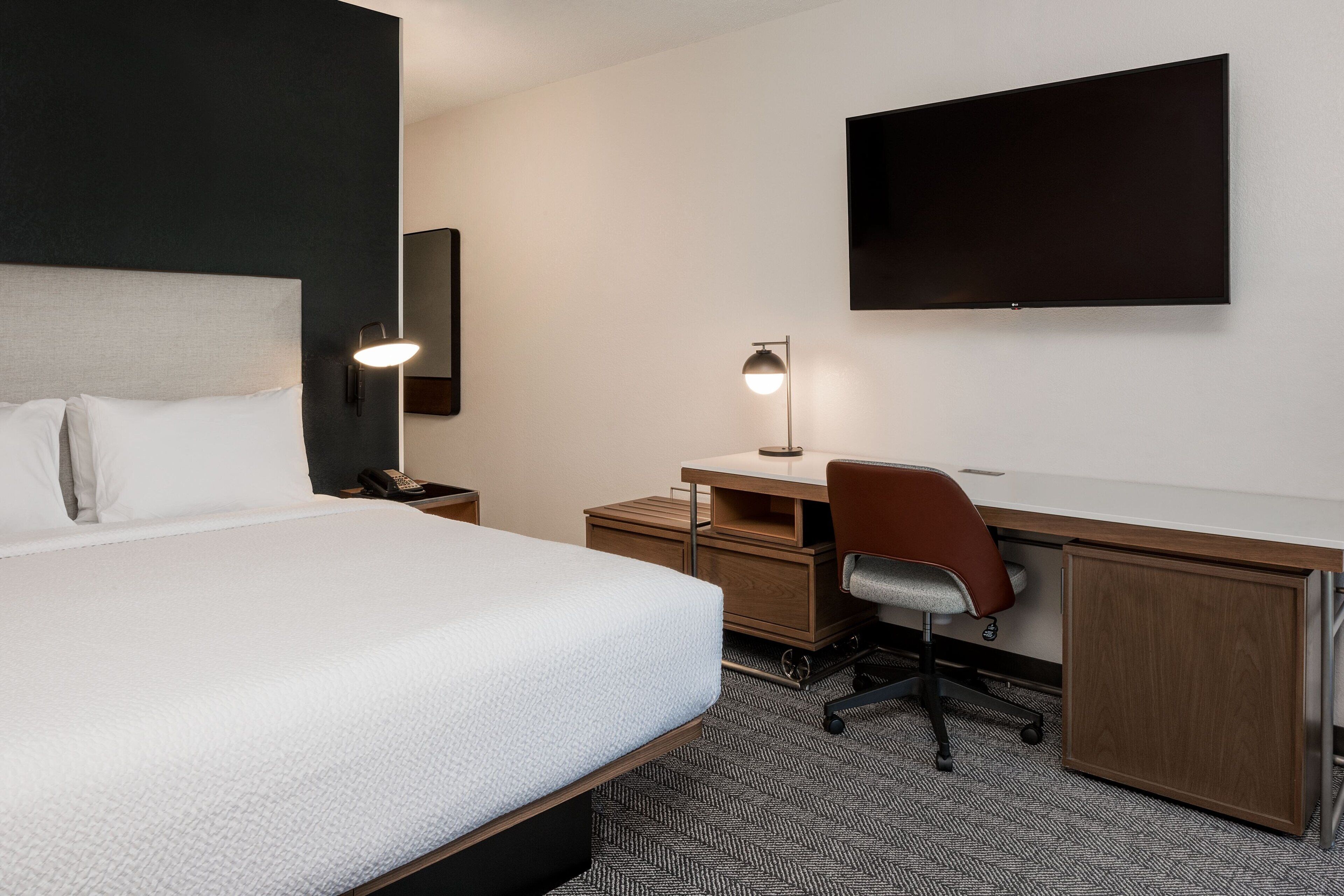 In-room safe, desk, laptop workspace, iron/ironing board