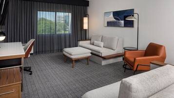 Suite, 1 Bedroom, Non Smoking | Living room | Smart TV, Netflix, iPod dock