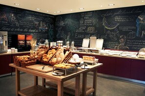 Daily buffet breakfast (EUR 23 per person)