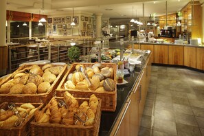 Daily buffet breakfast (EUR 27 per person)