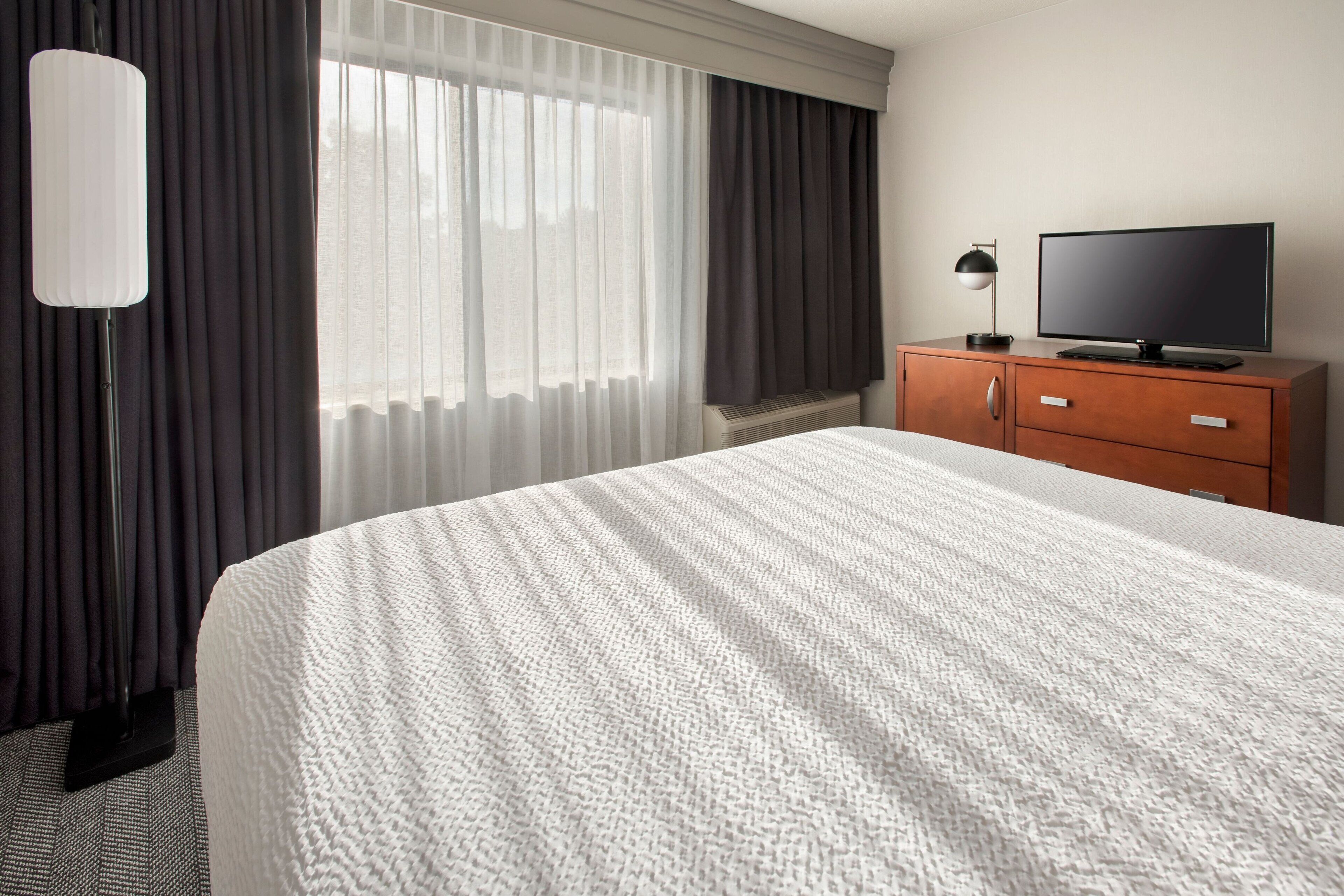 premium bedding, desk, iron/ironing board, free cots/infant beds