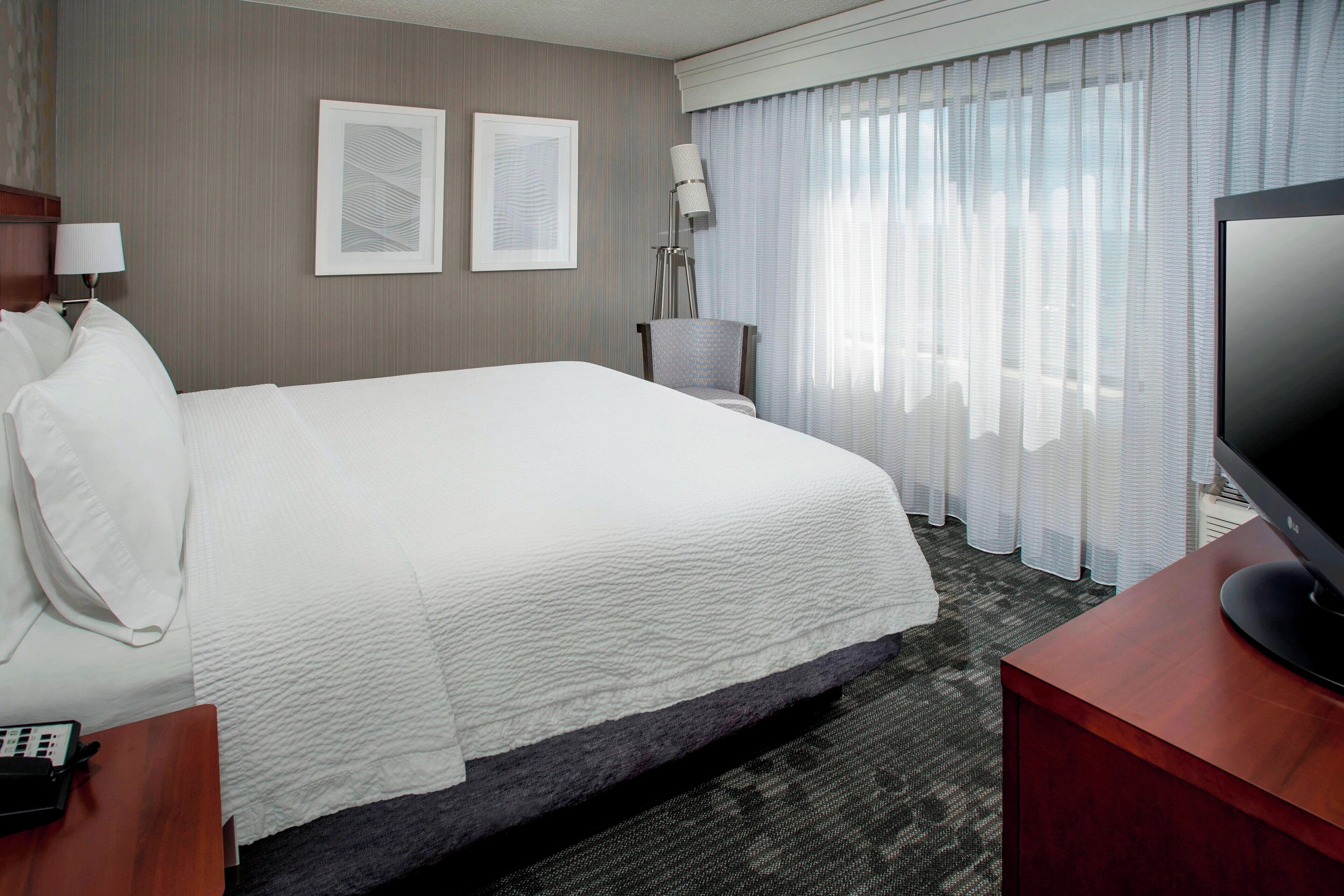 premium bedding, desk, iron/ironing board, free cots/infant beds