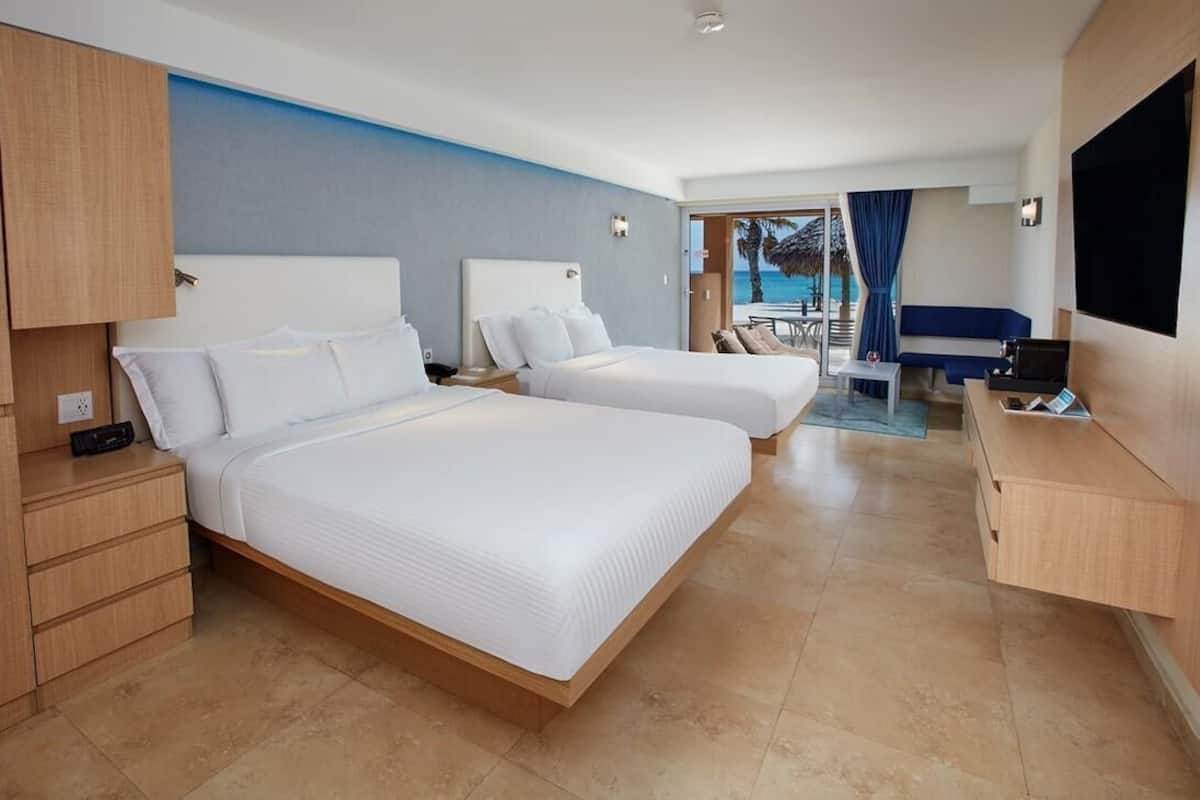 In-room safe, blackout curtains, iron/ironing board