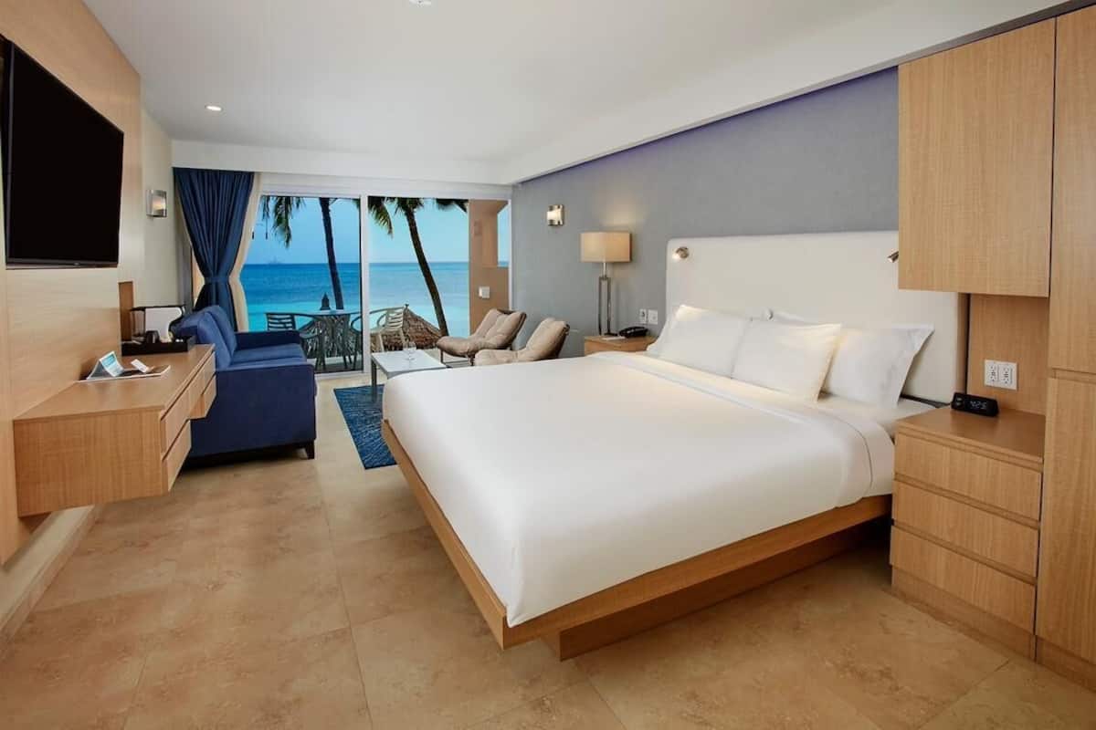 In-room safe, blackout curtains, iron/ironing board