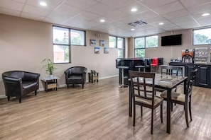 Sitteområde i lobbyen