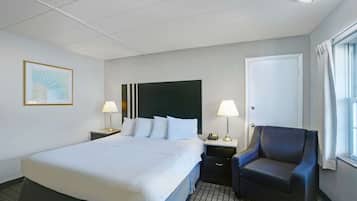 Wi-fi (inkludert), sengetøy og vekkerklokke