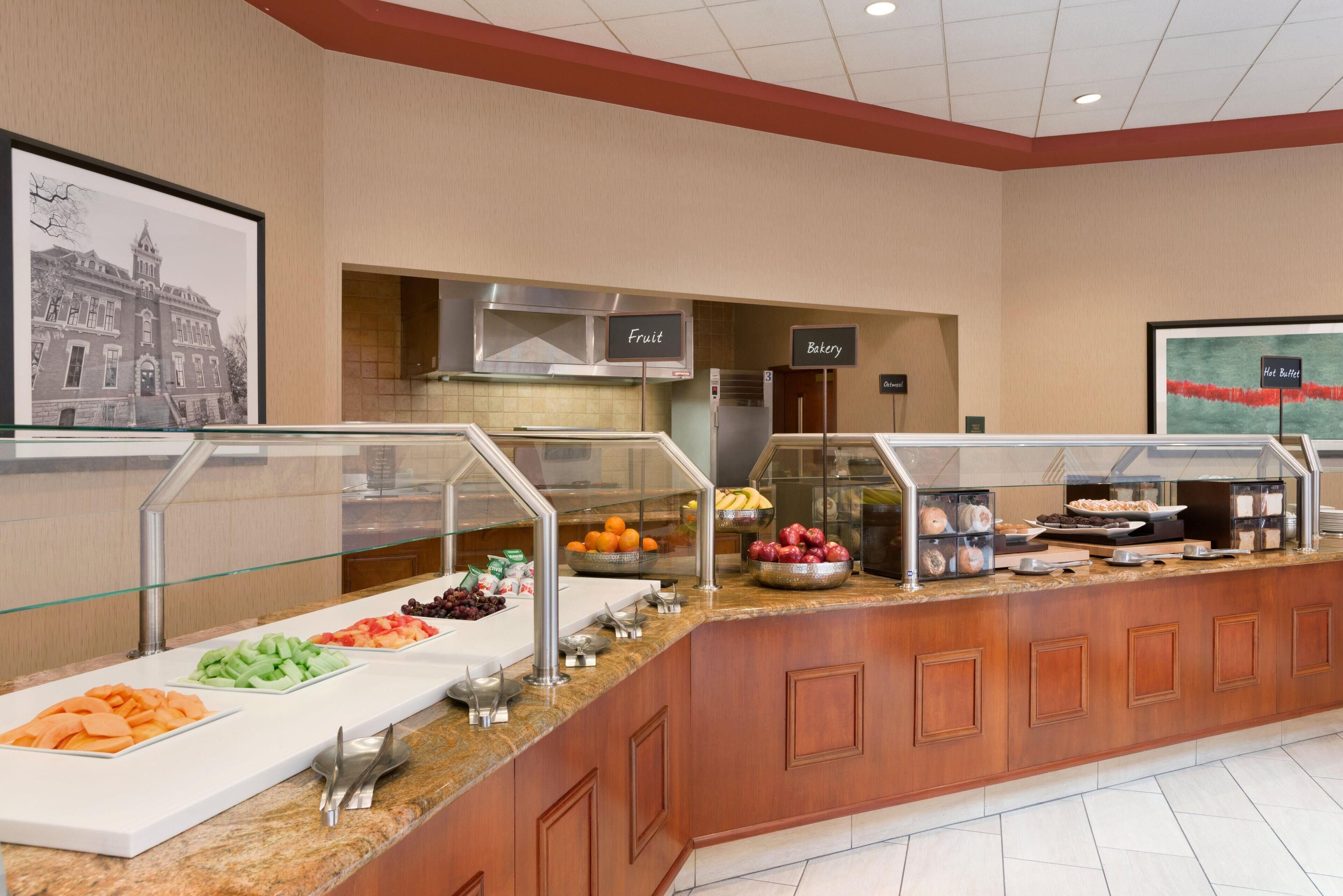 Free daily buffet breakfast