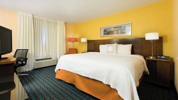 Premium bedding, pillow-top beds, in-room safe, desk