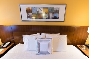 Premium bedding, pillow-top beds, in-room safe, desk