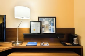 Premium bedding, pillow-top beds, in-room safe, desk