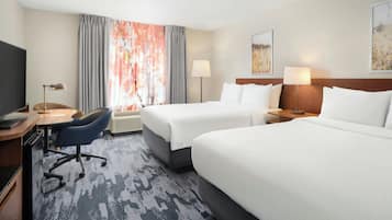 Room, 2 Queen Beds | Desk, iron/ironing board, free WiFi, bed sheets