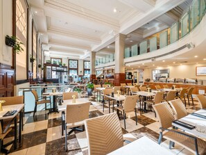 2 restaurants, breakfast, lunch, dinner served; local cuisine