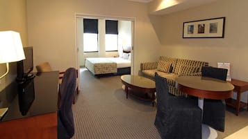 32-inch flat-screen TV with digital channels, TV