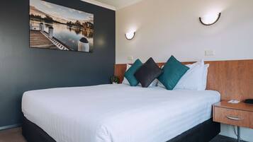 Premium bedding, pillow-top beds, minibar, desk