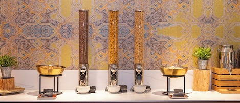 Daily buffet breakfast (EUR 36 per person)