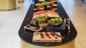 Gratis morgenmadsbuffet hver dag