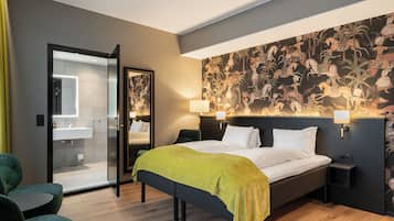 Rom – business, ikke-røyk | Sengetøy av topp kvalitet, minibar, skrivebord og blendingsgardiner