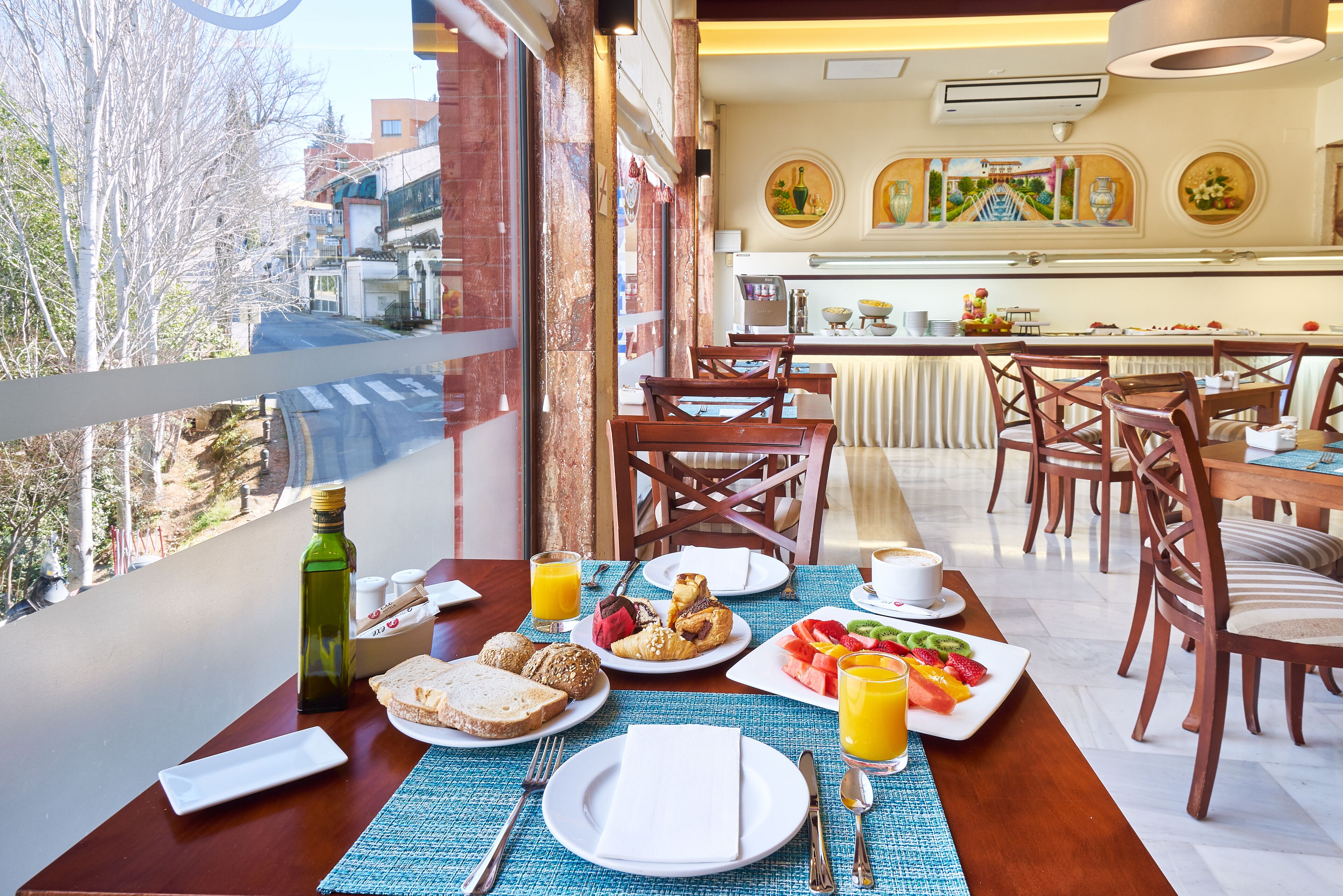 daily buffet breakfast (eur 12 per person)