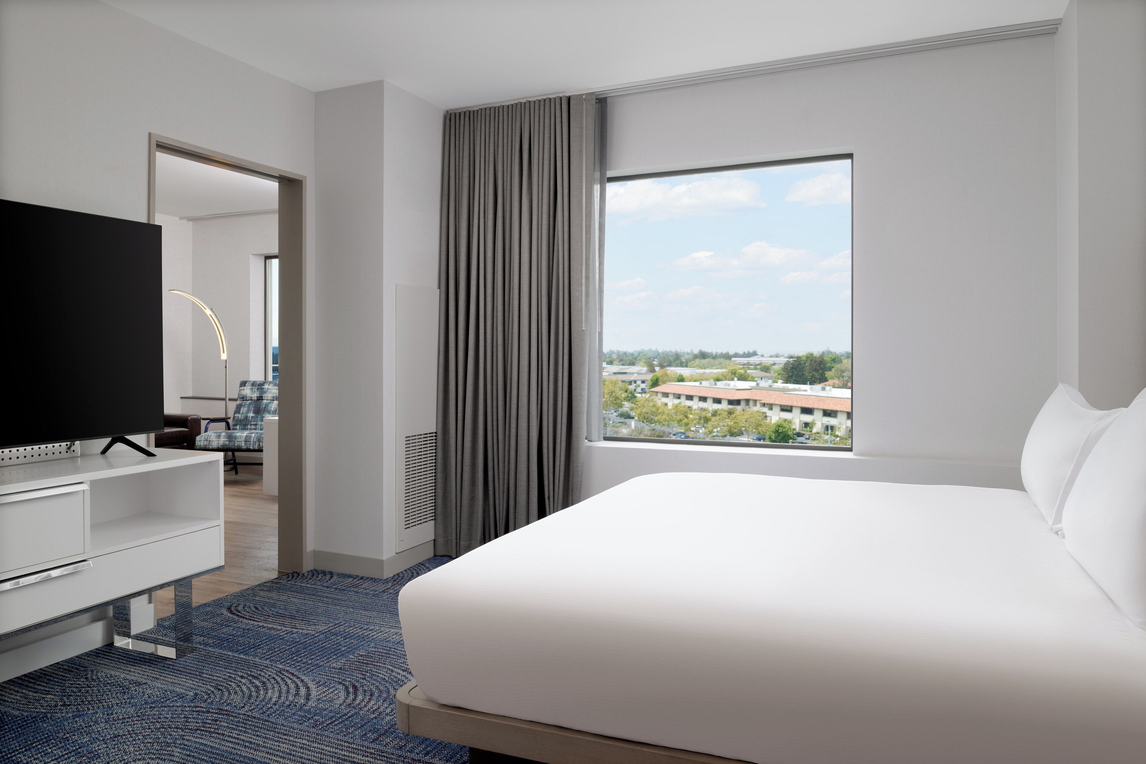 Premium bedding, pillowtop beds, in-room safe, desk