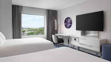 Premium bedding, pillow-top beds, in-room safe, desk