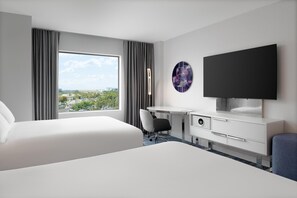 Premium bedding, pillowtop beds, in-room safe, desk