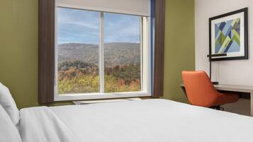 Premium bedding, pillowtop beds, individually furnished, desk