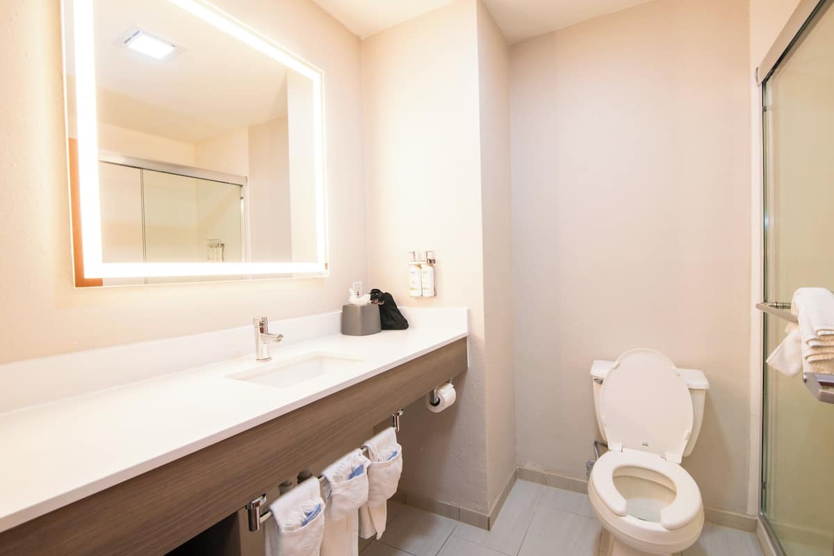 Premium bedding, pillowtop beds, in-room safe, desk