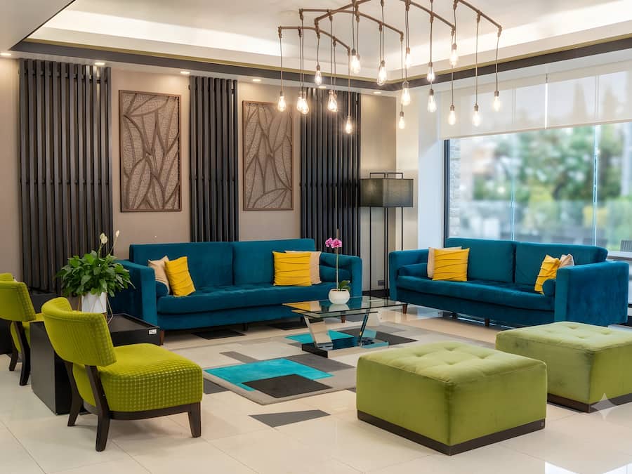 Lobby sitting area