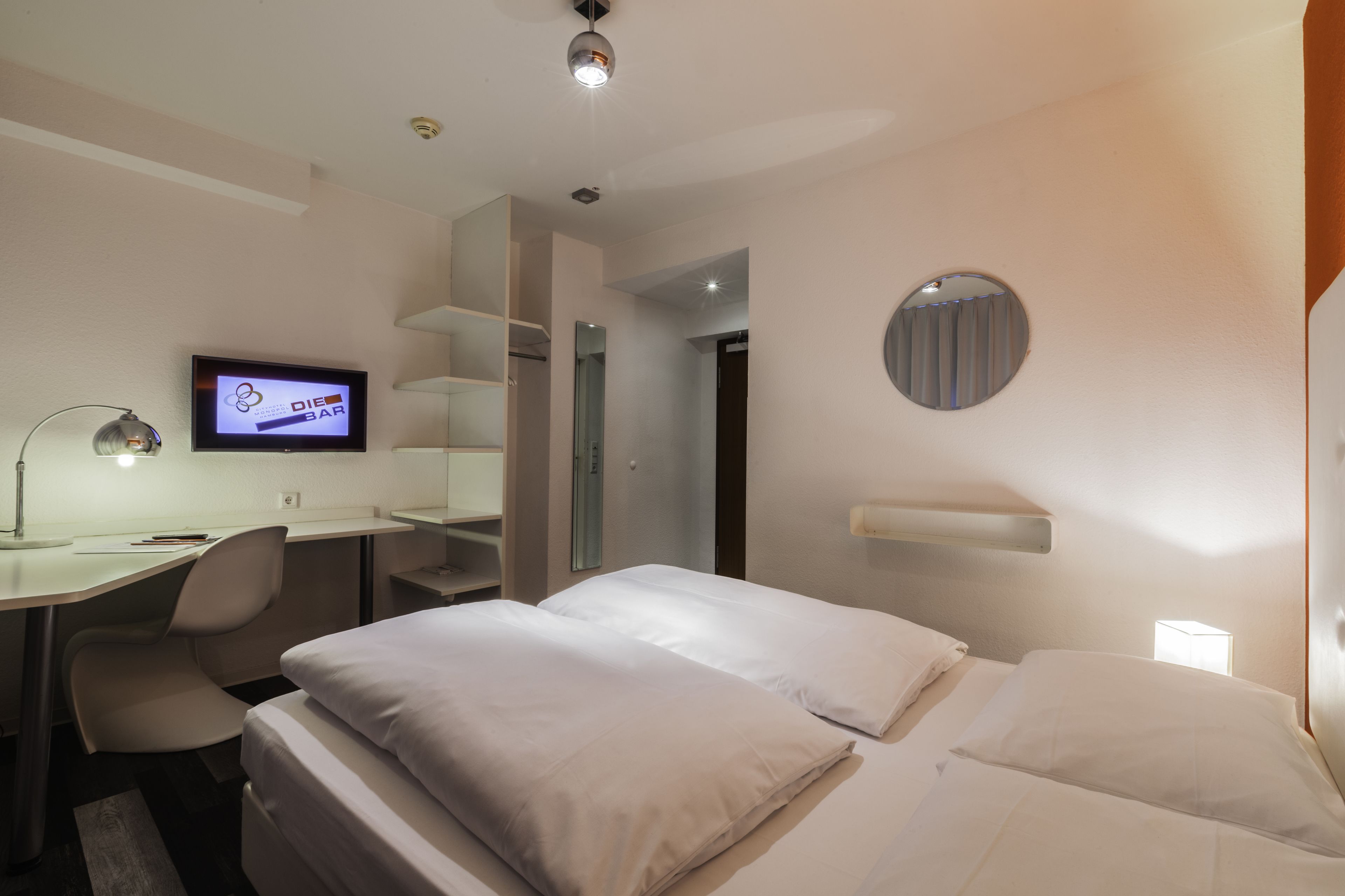 standard double room | in-room safe, desk, soundproofing, iron/ironing board