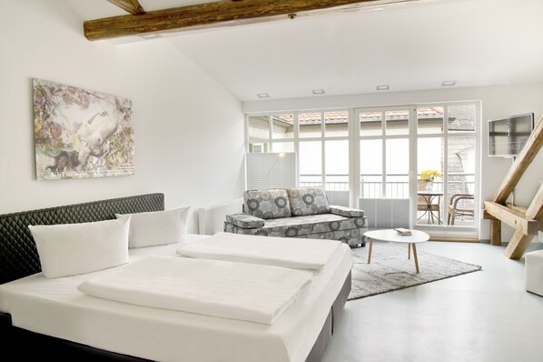 Junior Studio Suite (incl.3.50€ Energy Fee p.pers./p.night) | Premium bedding, minibar, in-room safe, desk