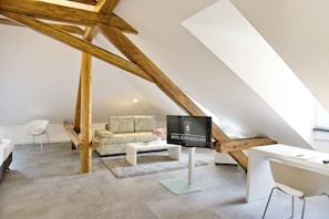 Suite Studio Junior (incl.3.50€ Energy Fee p.pers./p.night) | Coin séjour