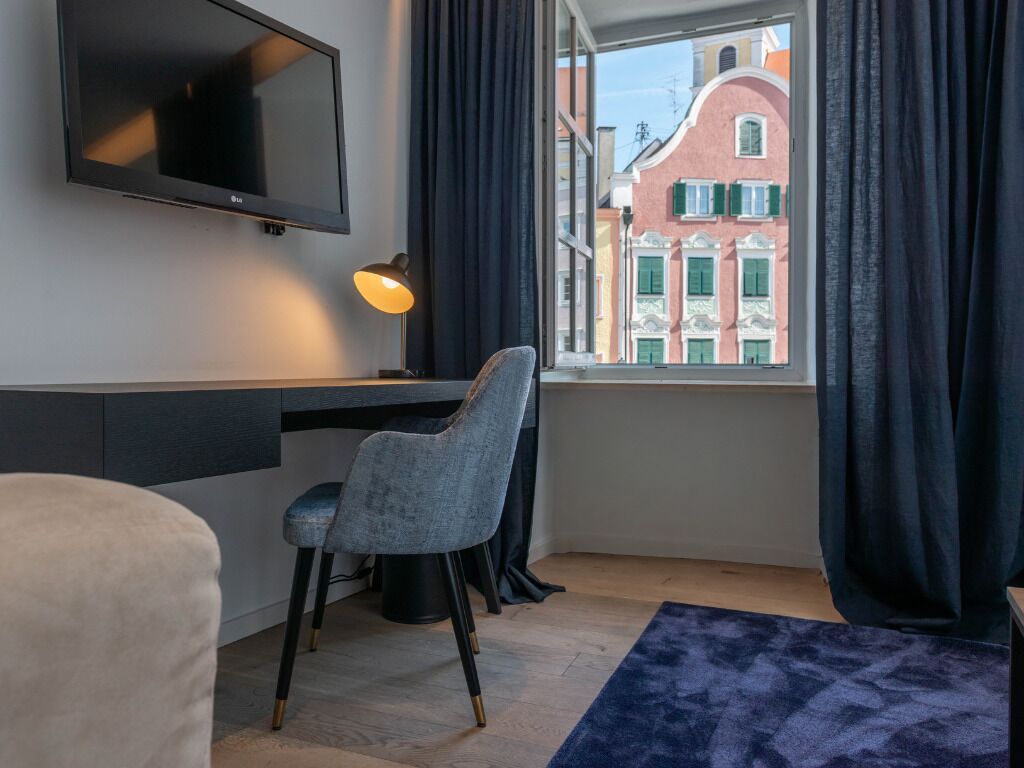 deluxe double room | premium bedding, minibar, in-room safe, individually decorated