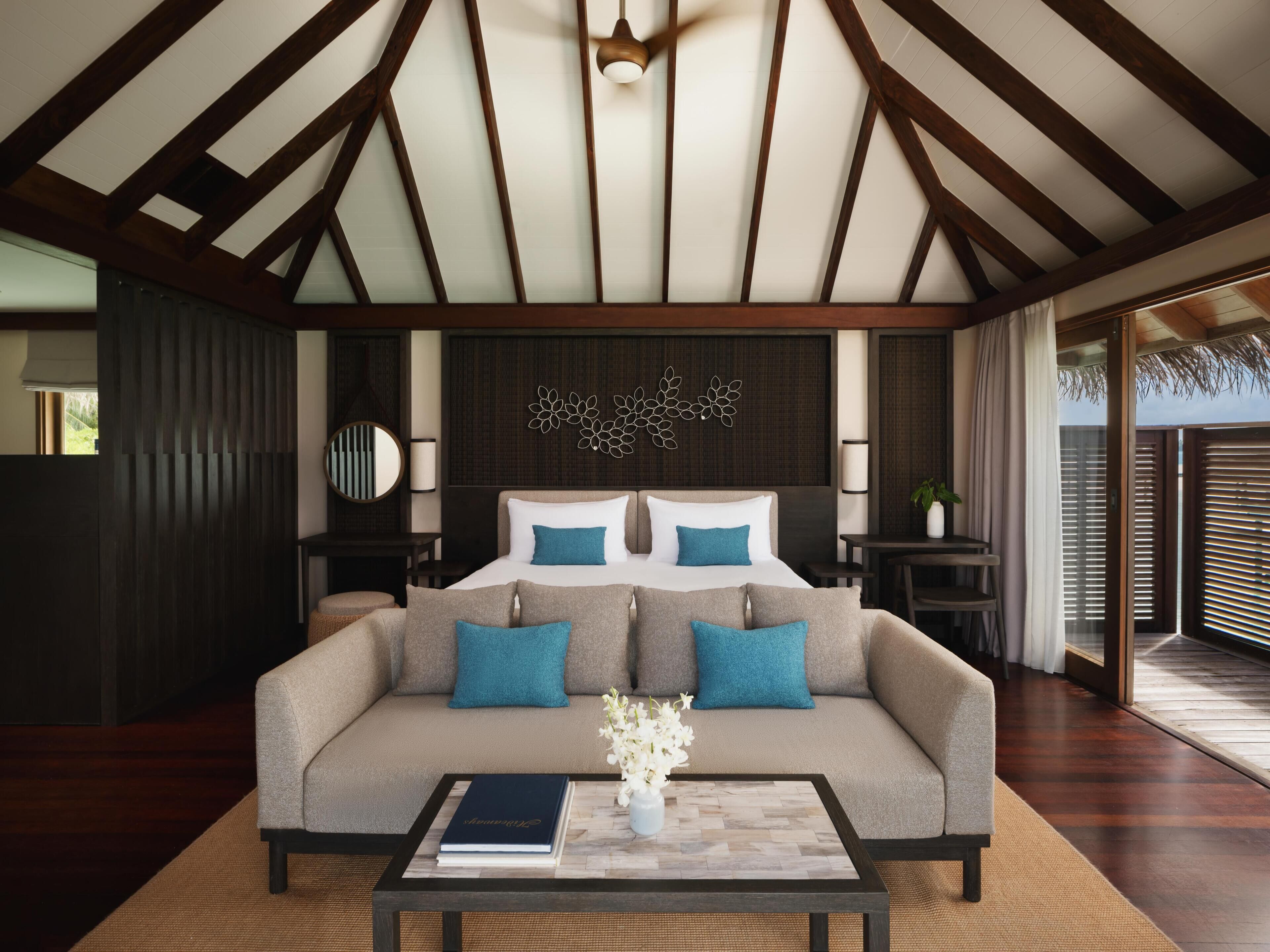 Villa, 1 kingsize-seng, balkong | Sengetøy av topp kvalitet, minibar og safe på rommet