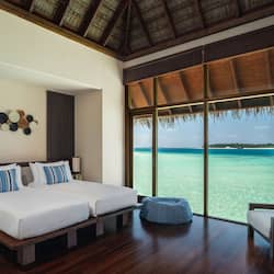 Two Bedroom Grand Water Villa with Pool | 2 bedrooms, premium bedding, minibar, in-room safe