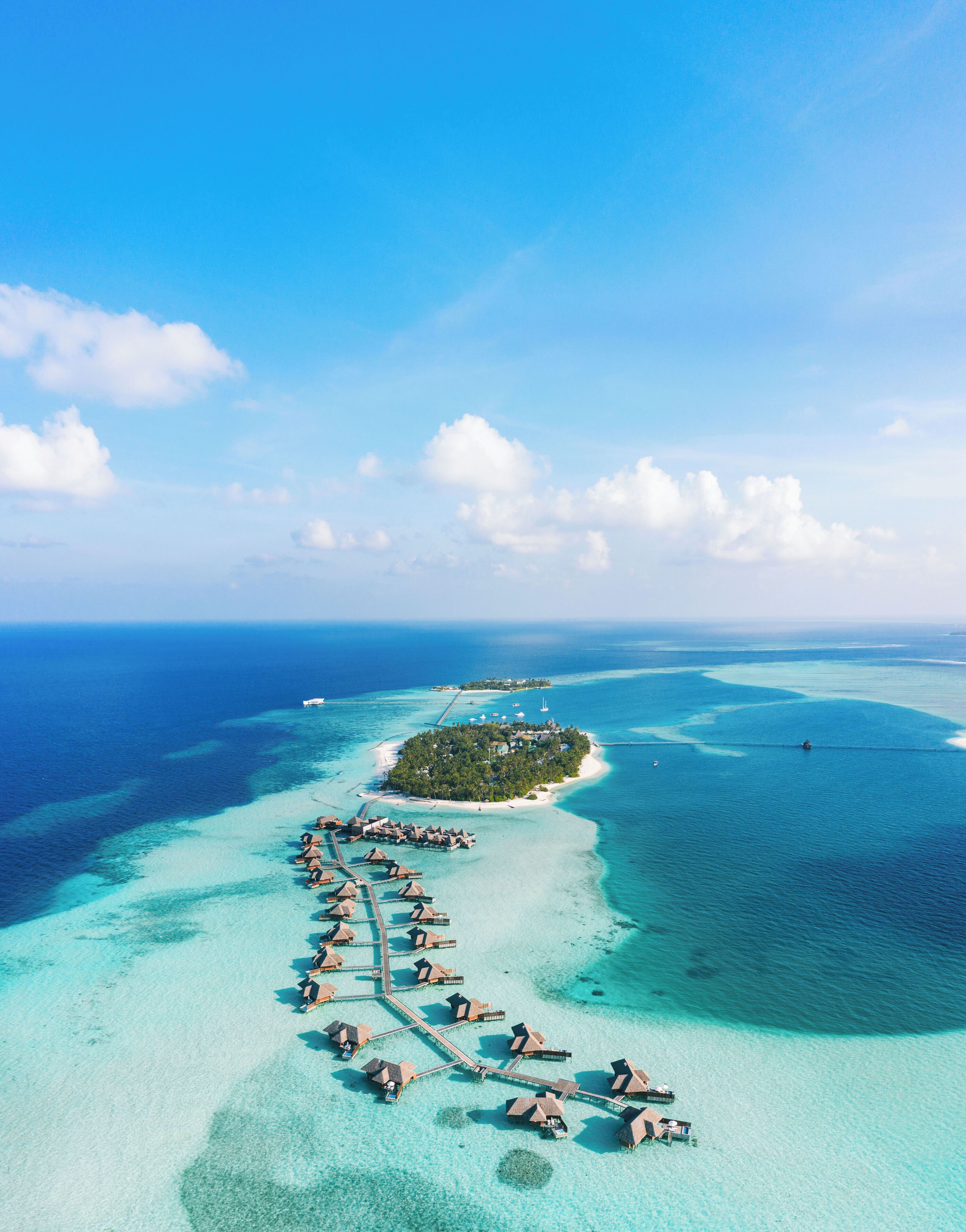 Grand Villa, Multiple Beds, Jetted Tub (Water Villa) | Premium bedding, minibar, in-room safe, desk