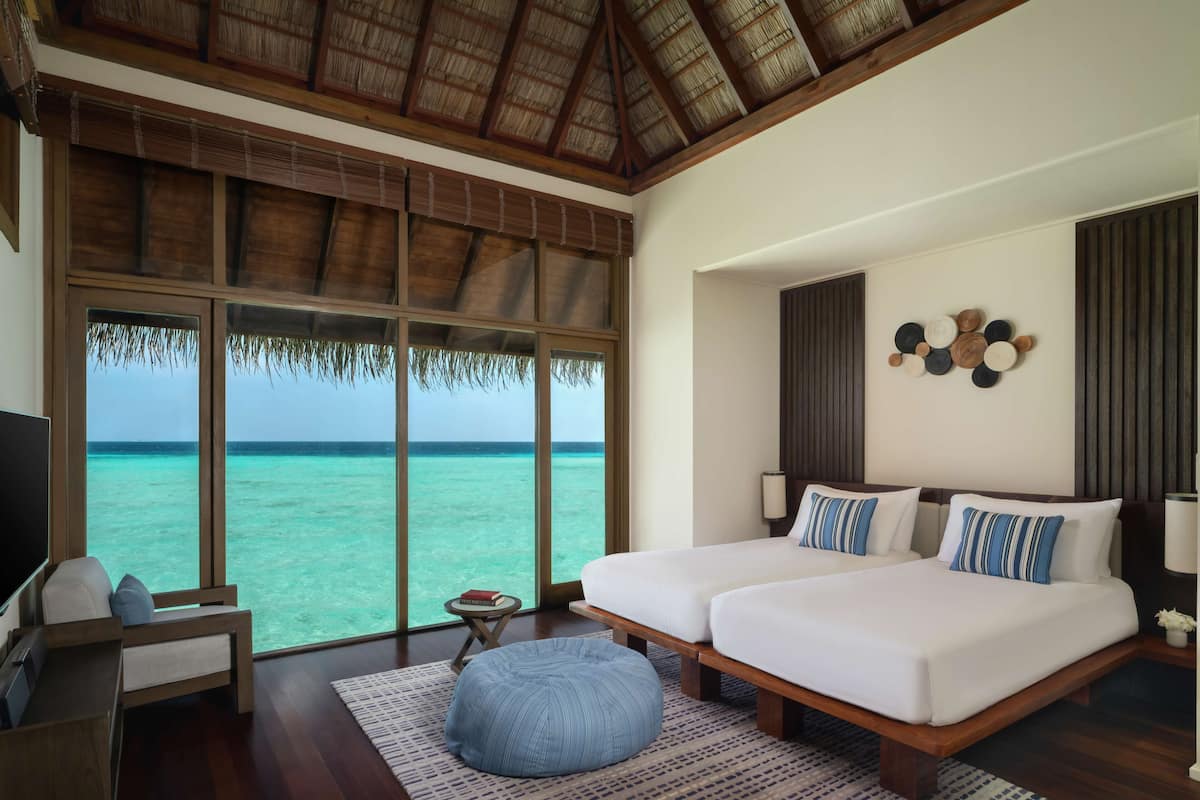 two bedroom grand water villa | 2 bedrooms, premium bedding, minibar, in-room safe