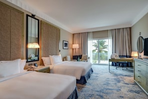 Superior Room, 2 Queen Beds, Partial Sea View | Down comforters, minibar, in-room safe, individually decorated