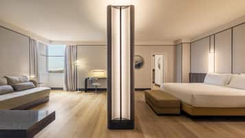 Premium bedding, minibar, in-room safe, desk