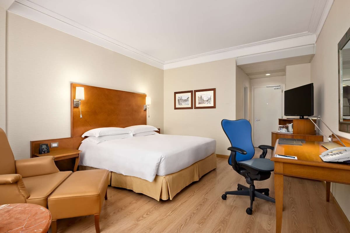 Ropa de cama de alta calidad y minibar